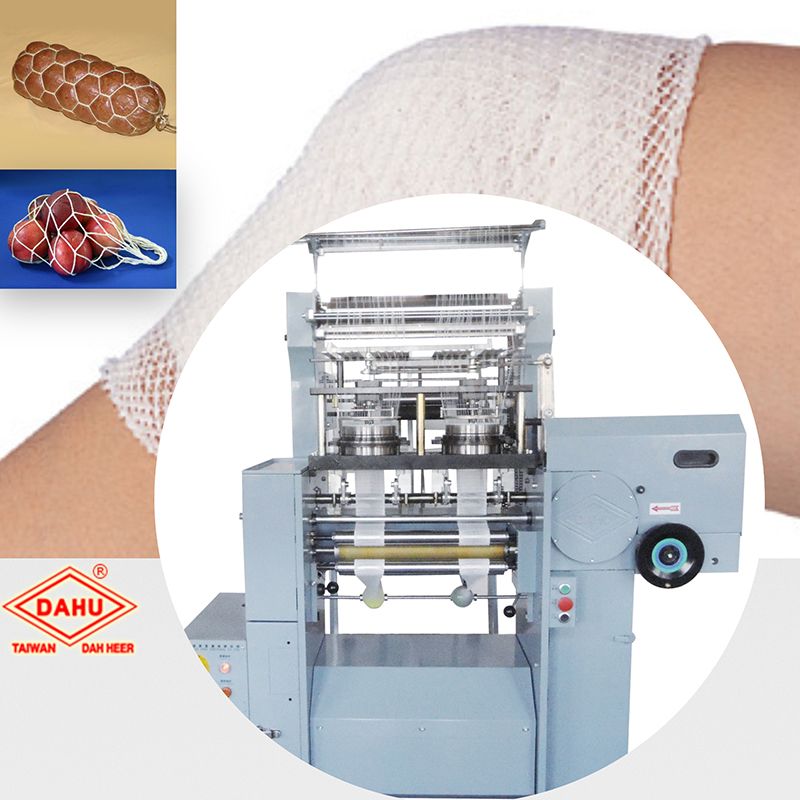 DAHU Machine à tricoter en filet pour bandage en filet, filet à fruits, filet à saucisses