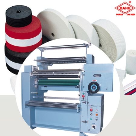 Machine à tricoter en bande élastique et non élastique - Machine à crocheter en bande élastique et non élastique DAHU pour bande plate