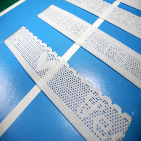 Lace Samples Made by Crochet Machine