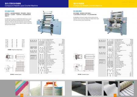Compound Needle Lace Crochet Machine