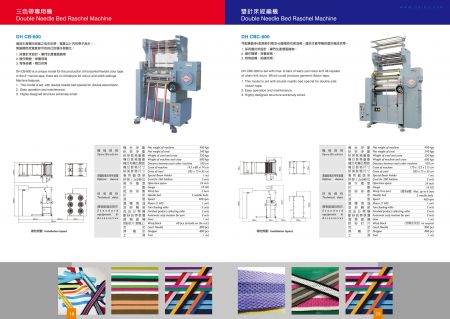 Double Needle Bed Raschel Machine