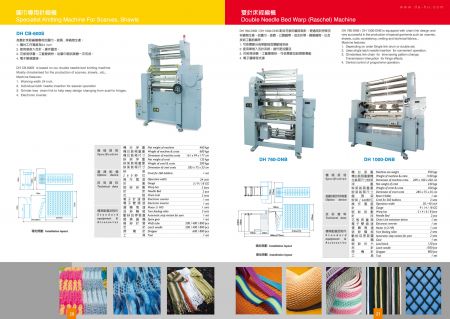 Specialist Knitting Machine For Scarves, Shawls