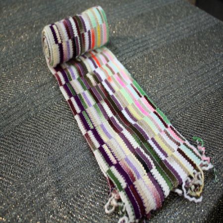 Sample from Special Lace Crochet Knitting Machine