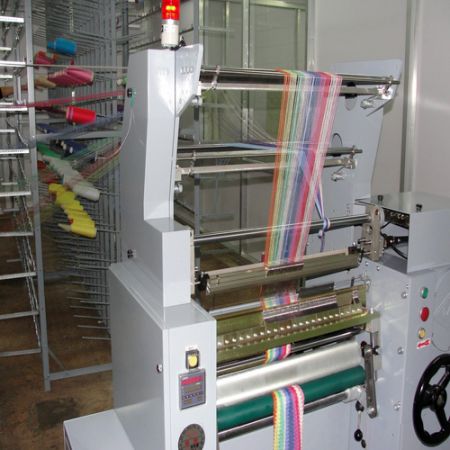 Sample on Scarf making Knitting machine