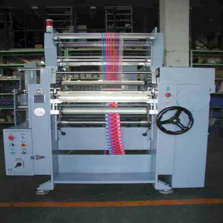 Sample on Double Needle Bed Warp Knitting Machines