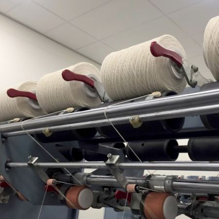 Textile Related Equipment - Covering Yarn Machine with ISO 9001:2015 and CE certifications