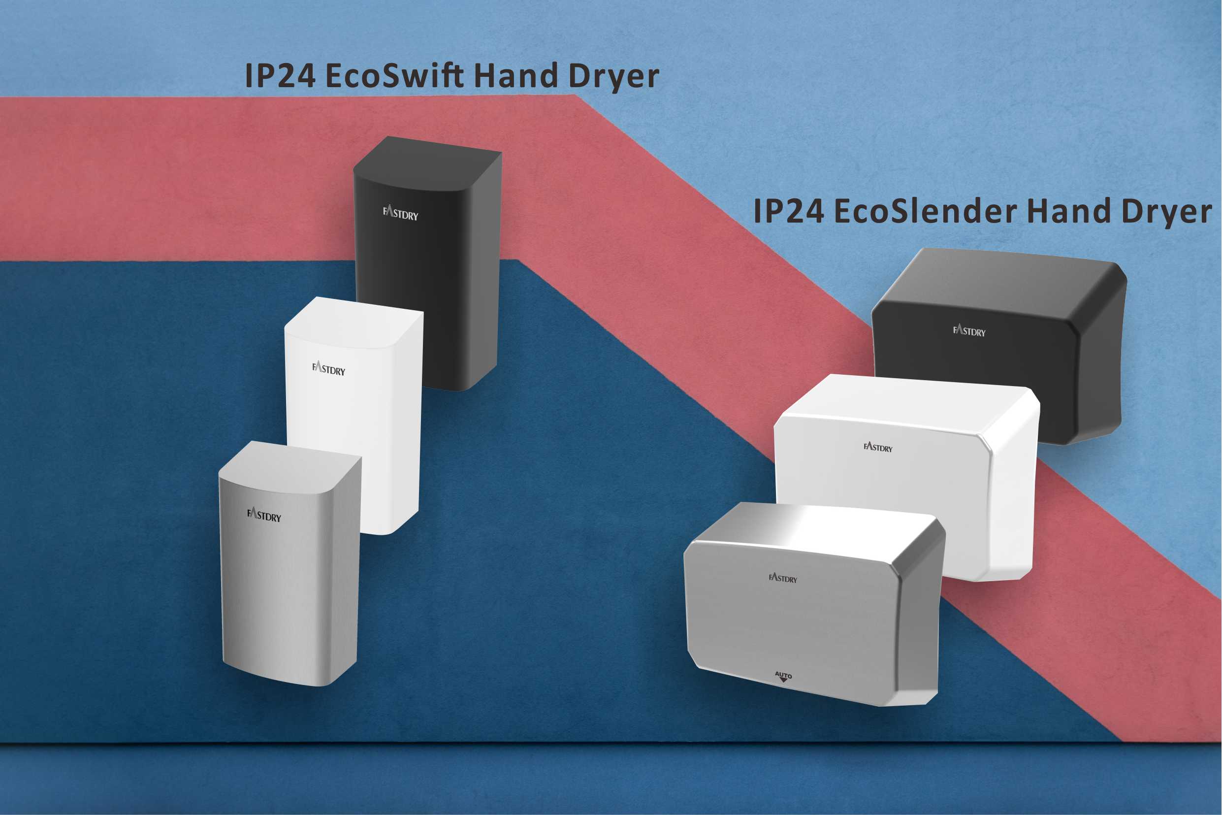 IP24 EcoSwift und EcoHygiene Händetrockner