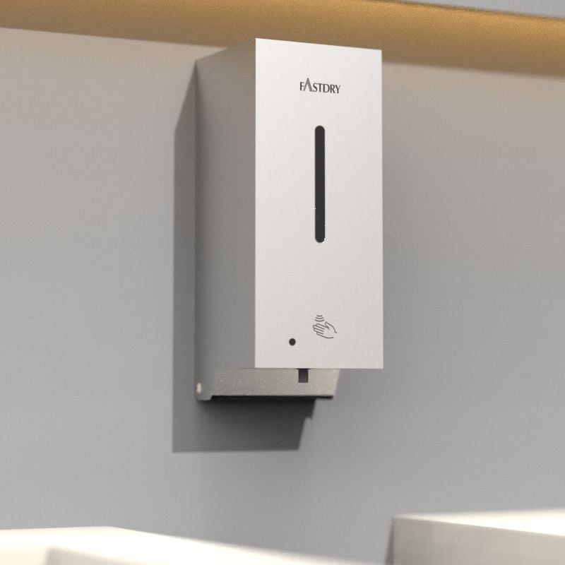 Pengering tangan elektronik dan dispenser sabun dengan WEEE