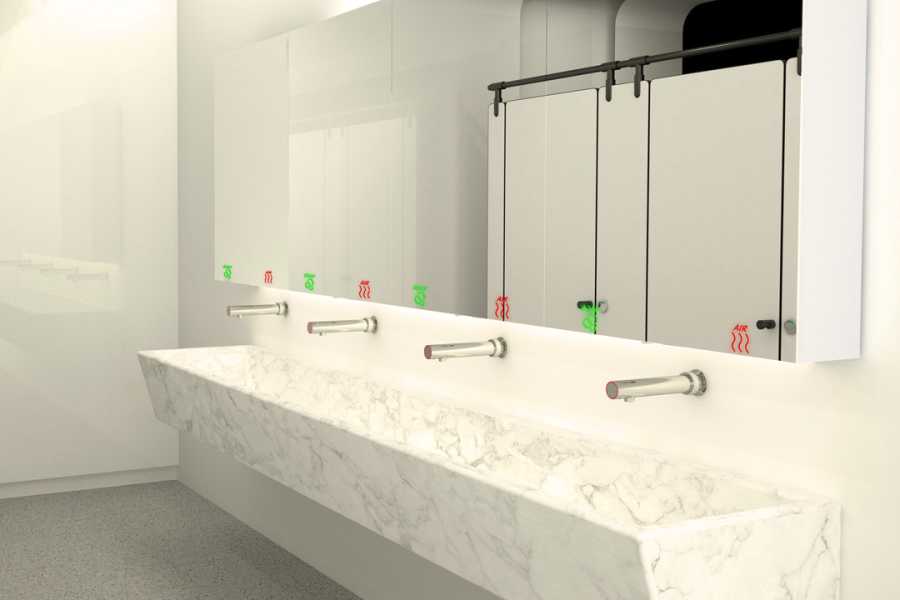 Behind the Mirror Touchless Washroom Products