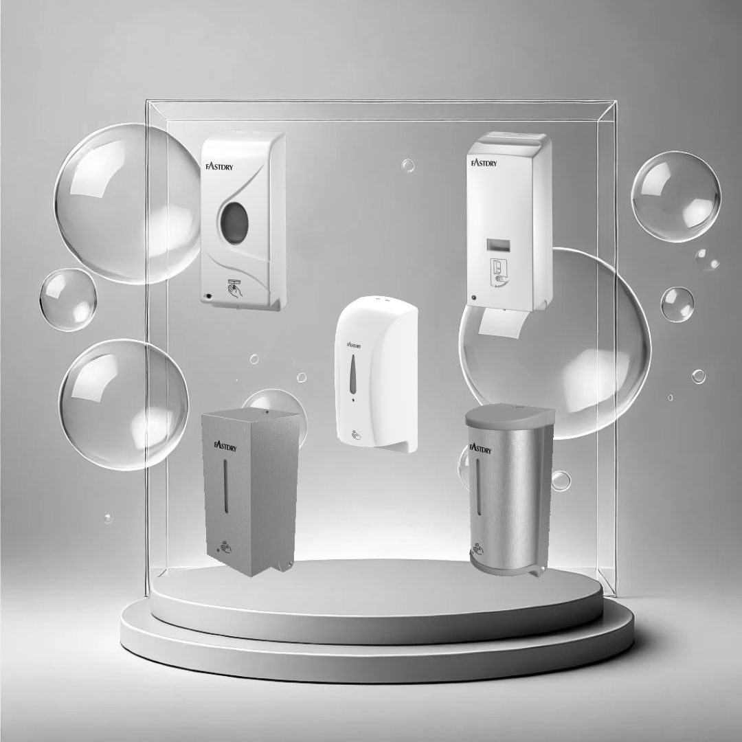 Hokwang provides auto soap dispensers with soap level window for observation