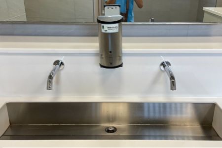 HK-RSD Auto Soap Dispenser at Taichung High Speed Rail - HK-RSD Auto Soap Dispenser at Taichung High Speed Rail