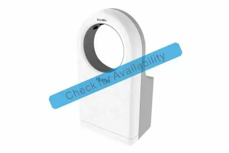 White/Grey Wheelchair Friendly Round-Shaped HEPA Hand Dryer - EcoMo22 1600W White and Grey Wheelchair Friendly Round-Shaped Jet Hand Dryer