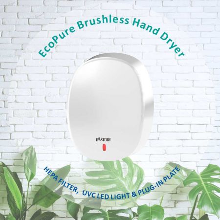 EcoPure HEPA-Handtrockner: Revolutionierung der Hygiene in Toiletten mit fortschrittlicher Technologie
