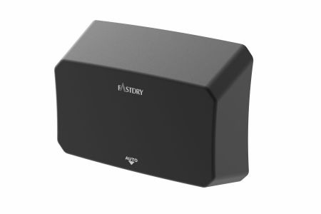 Matte Zwarte ADA Slanke Handdroger - EcoSlender01B ADA-conforme 1000W Zwarte Slanke Handdroger