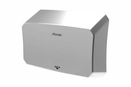 Heldere Roestvrijstalen ADA Slanke Handdroger - EcoSlender04 ADA-conforme 1000W Heldere Roestvrijstalen Slanke Handdroger