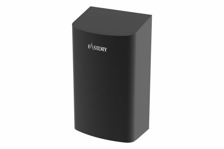 Secador de manos negro mate más pequeño que cumple con la ADA - Secador de manos EcoSwift01B certificado por G-Mark, cumple con la ADA, 1000W, pequeño, negro mate