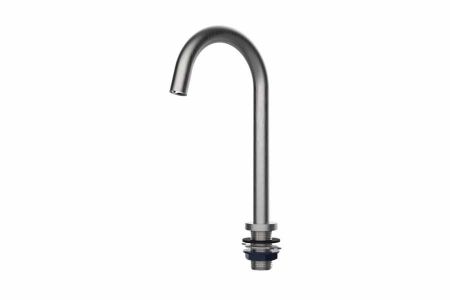 Touchless Deck Mounted Water Faucet for Commercial Restrooms - EcoTap-D FA03 Auto Faucet-Stainless Steel