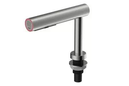 Secador de Mãos de Aço Inoxidável de Alta Velocidade Montado na Banca - Secador de Mãos de Aço Inoxidável de Alta Velocidade EcoTap-D 1000W Montado na Banca