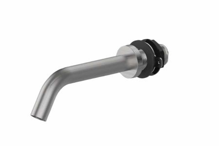 Touchless Wall Mounted Water Faucet for Commercial Restrooms - EcoTap-W FA03 Auto Faucet-Stainless Steel