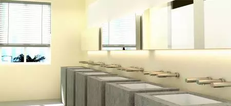 Stasiun Cuci Tangan Otomatis - Pengering tangan EcoTap, dispenser sabun, dan keran - Pengering tangan EcoTap, dispenser sabun otomatis, dan keran air otomatis