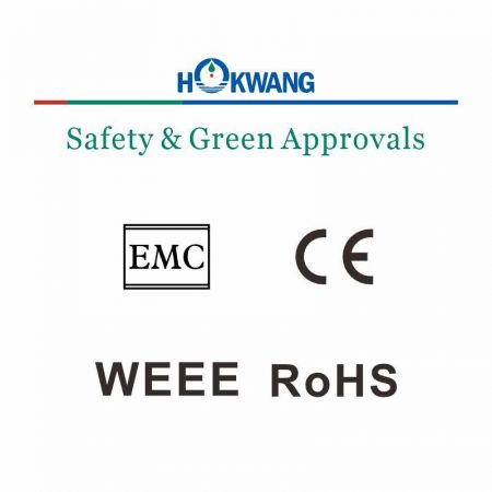 Certifikáty automatického dávkovača mydla Hokwang