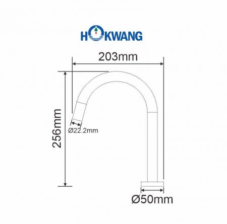 Размеры автоматического смесителя EcoTap-D FA03
