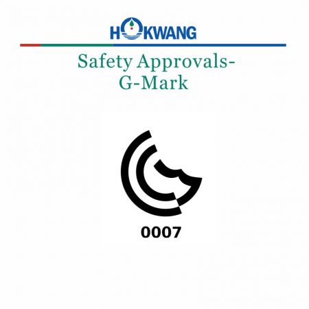 Certificado G Mark para secador de manos Hokwang