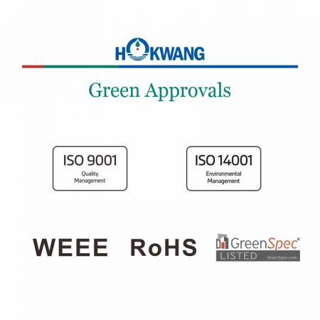 Certificado ecológico del secador de manos Hokwang
