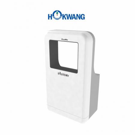 White and Grey Wheelchair Friendly Square-Shaped Jet Hand Dryer