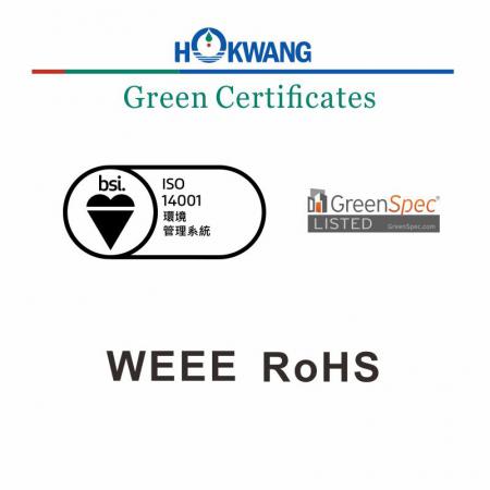 Hokwang Handdroger Groen Certificaat