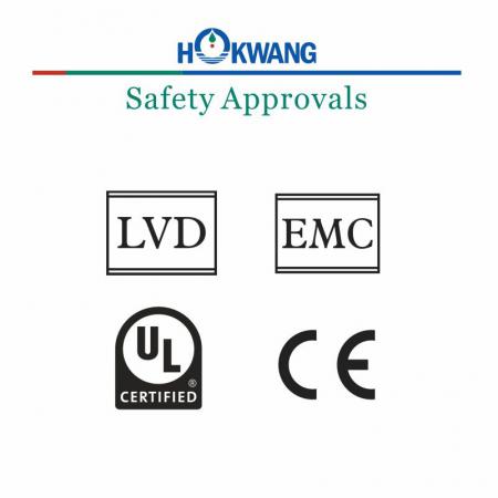 Hokwang 手乾燥機の安全承認