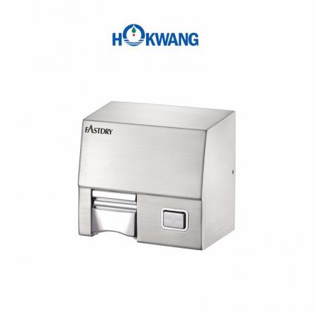 Stainless Steel Square 1800W Push Button Hand Dryer-Face and Hair Dryer