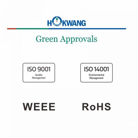 Certificat écologique du sèche-mains Hokwang