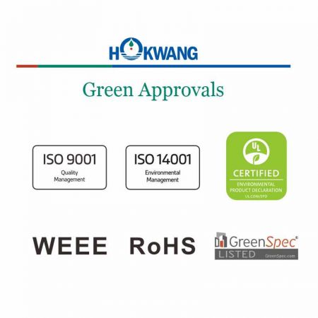 Hokwang Handtrockner Grünes Zertifikat