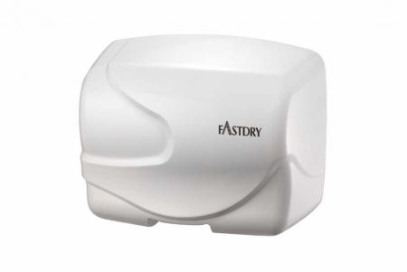 White Aluminum Round 2200W Auto Hand Dryer - 2200LA White Aluminum Round 2200W Auto Hand Dryer