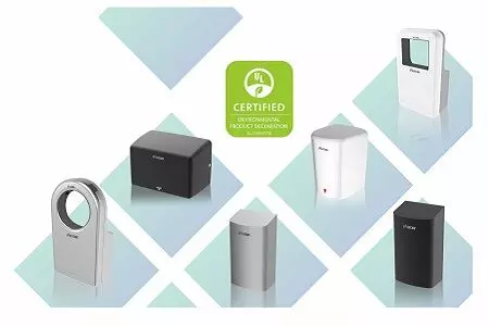 Hand Dryer Dimensions and Drawings in IFC and DWG files - High Speed Hand Dryer and Conventional Hand Dryer