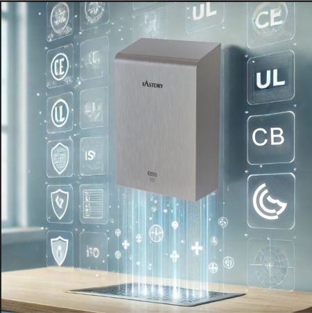 Quali sono le approvazioni di sicurezza comuni per un asciugacapelli?