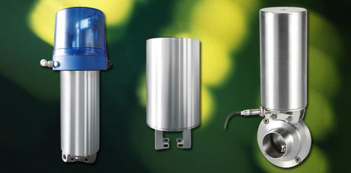 Aktuator und Vakuumkomponenten aus Edelstahl