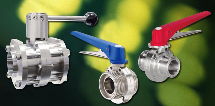 Butterfly Valve and stainless steel vacuum components