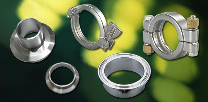 Clamp / Ferrule and stainless steel vacuum components