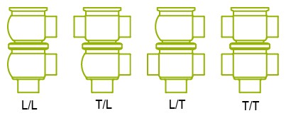 더블 밸브 바디 조합