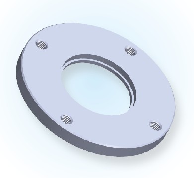 ISO Bored Blank Bolted Flange- เคาะ
