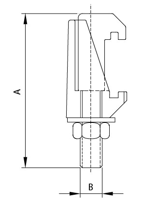 Подвійний затискач ISO (Ss)