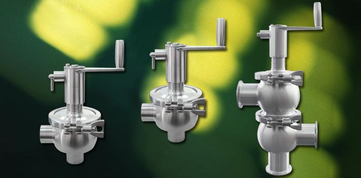 The Original Manual Seat Valve and stainless steel vacuum components