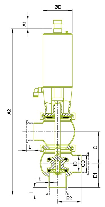 오리지널 더블 시트 밸브