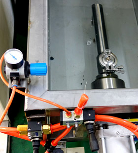 leak and pressure test for vacuum component