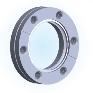 CF Leamh Blank Tapped Flange CF35