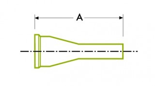 Giunto a morsetto igienico: riduttore concentrico saldato a tubo/riduttore eccentrico DT26