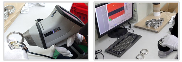 304 and 316 stainless steel detector system is designed to ensure its material accuracy.