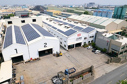 Entrance and Exterior View of Shangkai Steel Factory